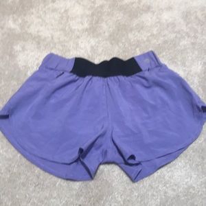 Purple Maternity Athletic Shorts